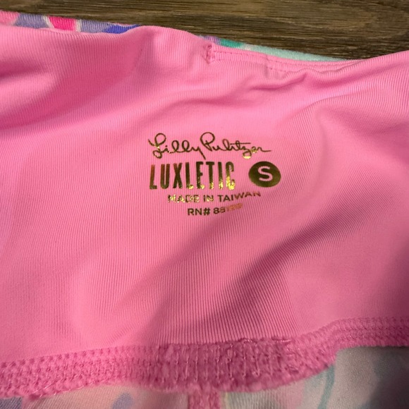 Lilly Pulitzer Luxletic High-Rise Weekender Midi Legging 24" Inseam Floral Small - Picture 4 of 13